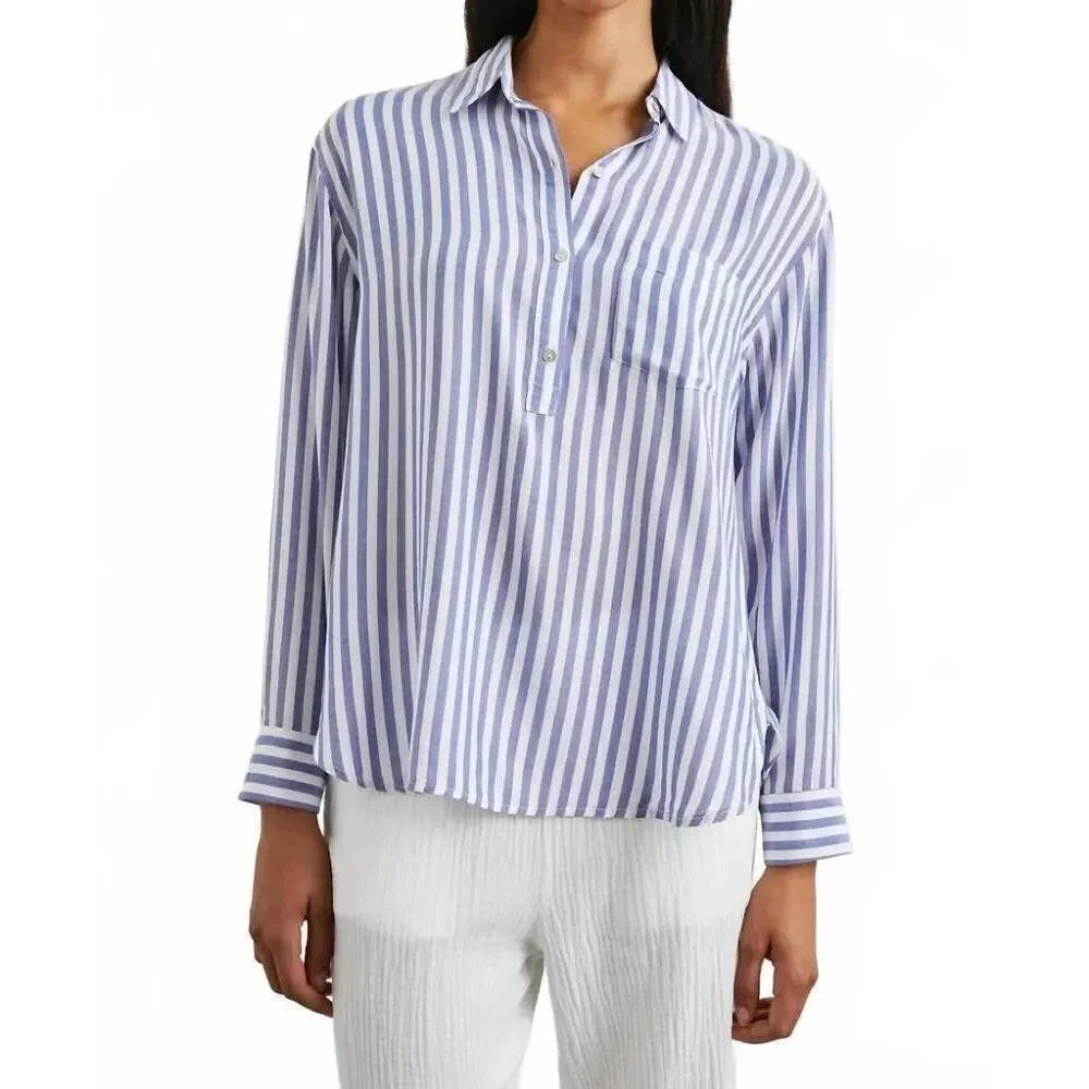 Rails Elle Blue White Shirts S
